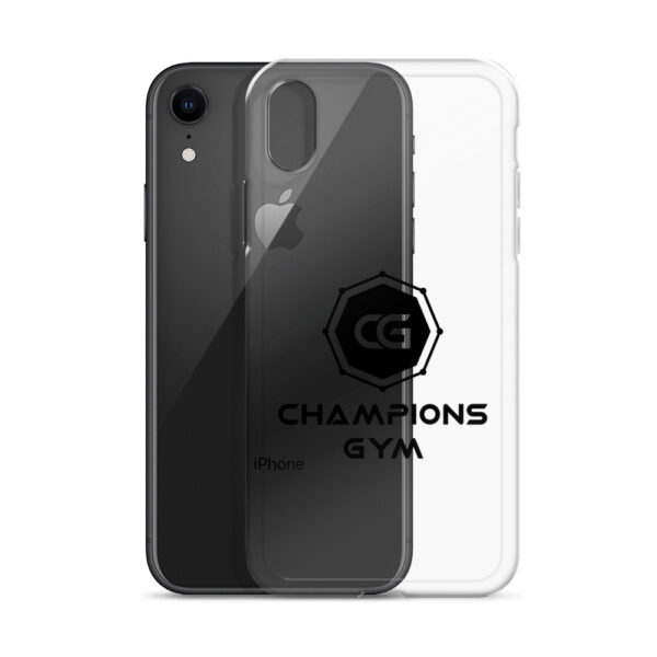 Champions Gym Clear Case for iPhone® black
