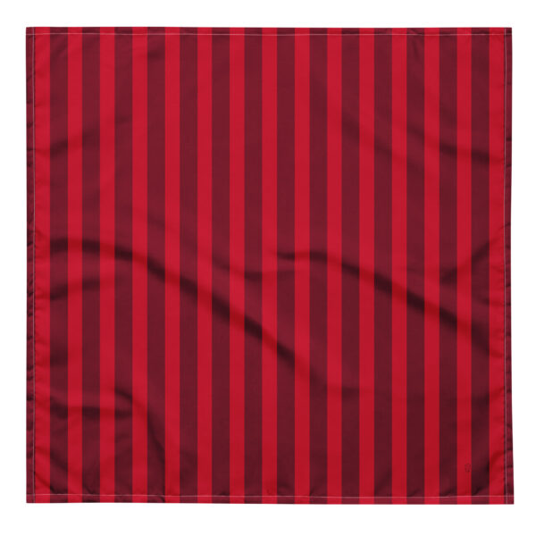 Christmas Red Stripes Match All-over print bandana Omnitab Classics for cats and dogs - owners and pets